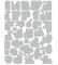 Sizzix Thinlits Die Set 38PK - Simple Letters by Letters by Shells